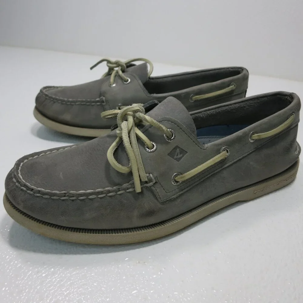 Sperry Top-Sider Nubuck Leather Boat Deck Shoes Men's Footwear Shoe's 10 M